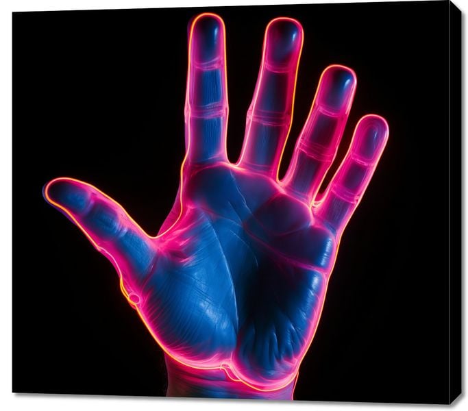 Obraz 100x90cm Dotyk Przyszłości zdjęcie 1