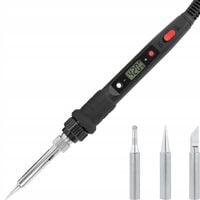 LUTOWNICA PRECYZYJNA KOLBOWA S801A 80W REGULACJA TEMPERATURY + 3 GROTY