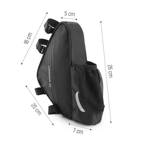 torba rowerowa pod ramę 1.5l czarna na Arena.pl