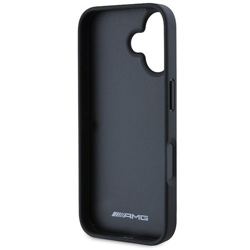 AMG AMHCP16SGSEBK iPhone 16 6.1" czarny/black hardcase Leather Debossed na Arena.pl