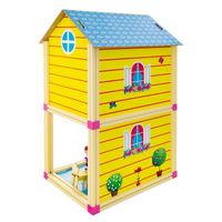 NIEBIESKI MAŁY DOMEK DLA LALEK