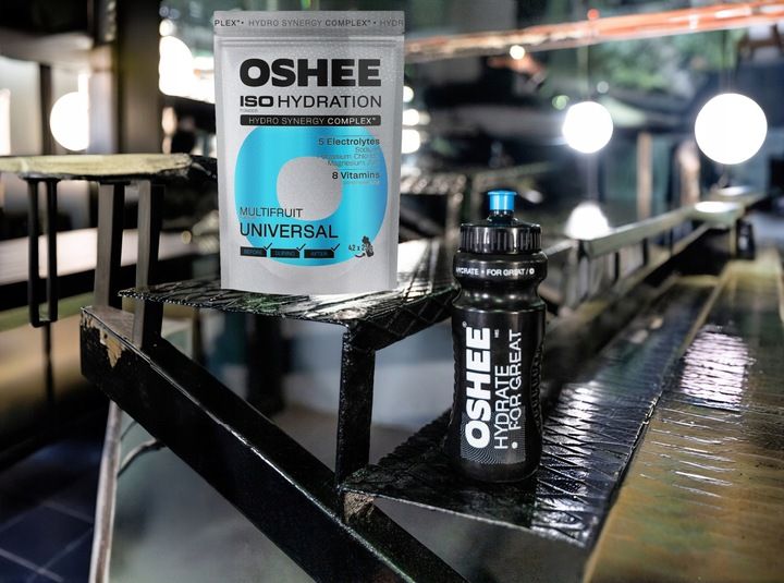 OSHEE ISO Hydration izotonik w proszku Multifruit 1050 g zdjęcie 4