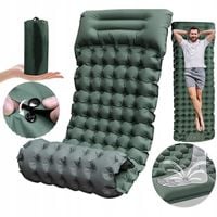 MATA SAMOPOMPUJĄCA KARIMATA DMUCHANA MATERAC 200X70X10CM zPODUSZKĄ MATERAC