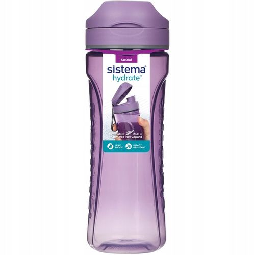 Sistema Bidon butelka na wodę napój 600ml fiolet na Arena.pl