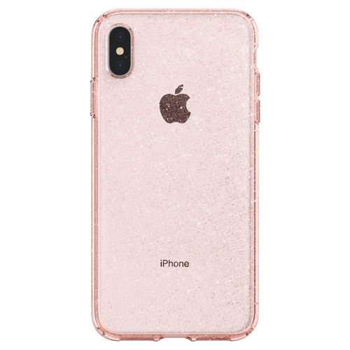 Spigen Liquid Crystal Glitter do iPhone XS Max rose quartz na Arena.pl