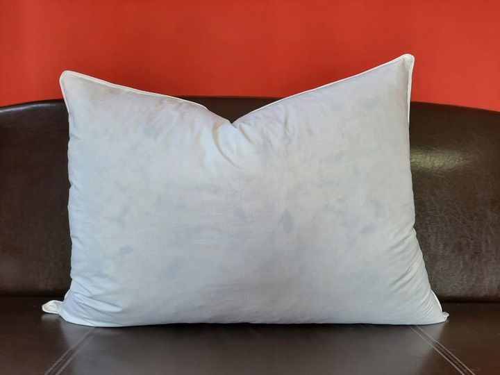 Poduszka z pierza 50x70 900g BIAŁA zdjęcie 4
