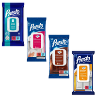 Presto ściereczki chusteczki do sprzątania różne rodzaje mix 4 x 55 sztuk