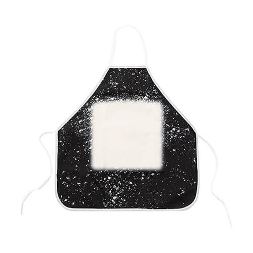 Fartuch lniany Bleached Starry Black do sublimacji zdjęcie 1