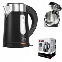 CZAJNIK ELEKTRYCZNY BEZPRZEWODOWY 0,8L CZARNY MAŁY TURYSTYCZNY 1000 W