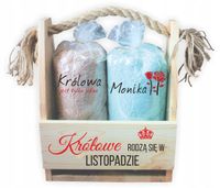 prezent na urodziny 2 ręczniki haft pudełko nadruk