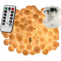 GIRLANDA 100 LED KULKI NA OGRÓD LAMPKI CHOINKOWE