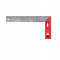 Kątownik aluminiowy stolarski poziomica 300 mm KD10727