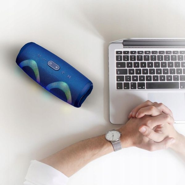 Przenośny Bezprzewodowy Głośnik Bluetooth 5.1 Wejście MicrSD MP3 TWS RADIO zdjęcie 9