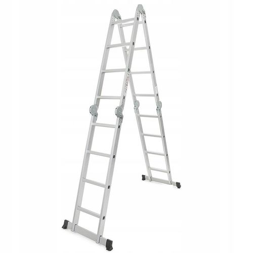 DRABINA aluminiowa składana przegubowa wielofunkcyjna 4x4 + podest na Arena.pl