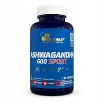 OLIMP ASHWAGANDHA 600 SPORT 130kap ŻEŃ-SZEŃ INDYJSKI STRES PAMIĘĆ