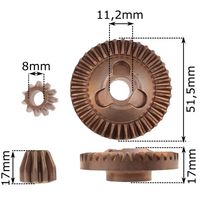 Przekładnia BOSCH GWS 12-125 13 17