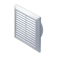 KRATKA WENTYLACYJNA CATMI 17X17CM BIAŁY TWORZYWO