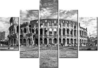 70 100CM OBRAZ 5 ELEM KOLOSEUM DRUK PŁÓTNO