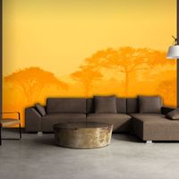 Fototapeta - Orange savanna 400x309