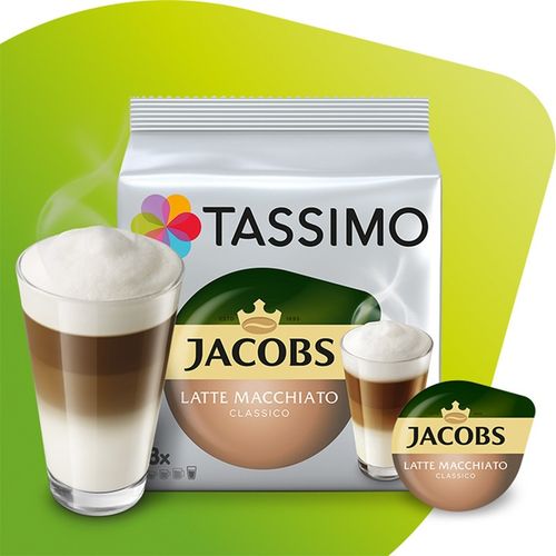 Kapsułki do Tassimo Jacobs Latte Macchiato Classico 6x 8 szt, 5+1 GRATIS! na Arena.pl