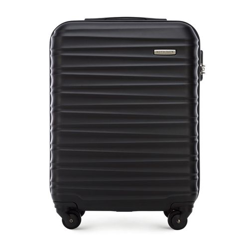 WITTCHEN mała walizka z ABS-u z żebrowaniem czarna na Arena.pl