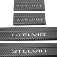 Listwa progowa ALFA ROMEO STELVIO Stal nierdzewna 304 carbon 4szt