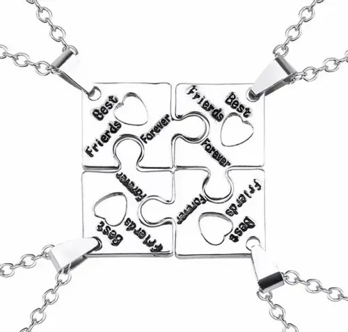 ŁAŃCUSZKI 4 sztuki BEST FRIENDS DLA PRZYJACIÓŁEK na Arena.pl