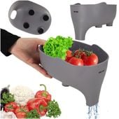 Sitko Do Zlewu Durszlak Ociekacz Miska Z Lejkiem Organizer Kuchenny Słonik