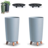 2x Doniczka okrągła na nóżkach GRACIA TUBUS DGTL240