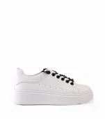 Białe sneakersy z efektownym zdobieniem Asmait 39