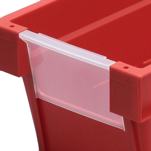 Pojemnik magazynowy mały czerwony - 490x200x160 mm zdjęcie 2