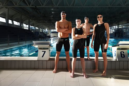 Strój startowy dziewczęcy pływacki kombinezon wyścigowy Arena Impulso R.140 na Arena.pl