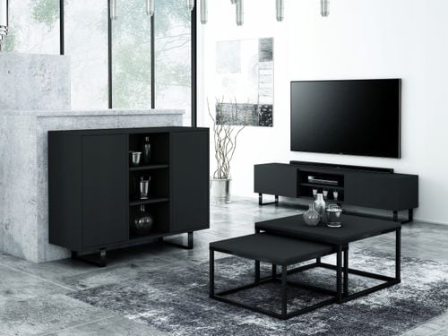 KOMODA LOFT INDUSTRIALNA 120 2D DĄB ARTISAN / MAT na Arena.pl