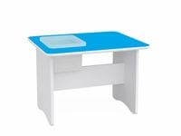 012 Stolik dziecięcy biało-niebieski