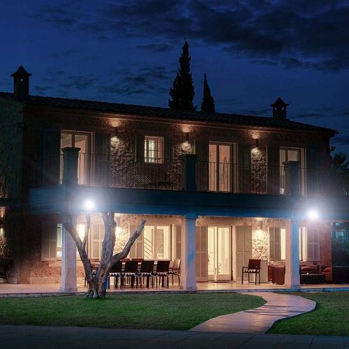 Halogen Naświetlacz Lampa LED 50W 5500 lm IP65 czujnik ruchu BIAŁY na Arena.pl