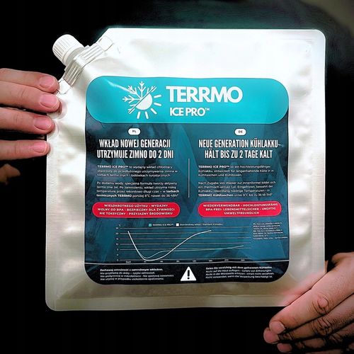TERRMO Ice Pro XL - Wydajny Wkład Chłodzący Żelowy do Lodówki Duży 1x 830ml na Arena.pl