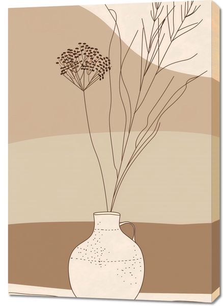 Obraz 70x100cm Kojący Wazon zdjęcie 1