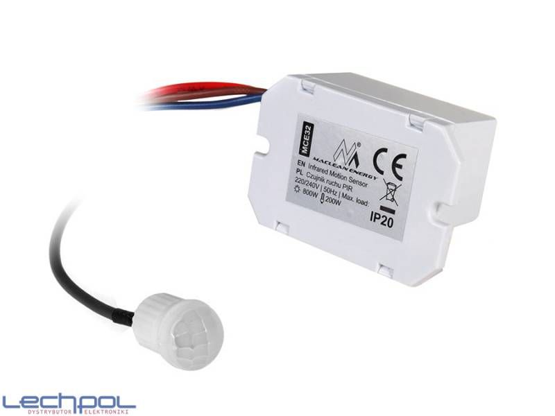 URZ0804 Czujnik ruchu PIR z zewnętrznym sensorem zdjęcie 2
