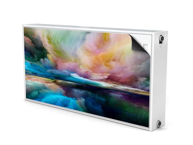 MASKOWNICA Magnetyczna Kaloryfera Chmury Abstrakcja 110cm x 60cm zdjęcie 2