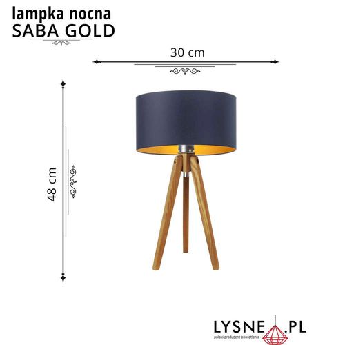 Lampka stolikowa SABA GOLD na Arena.pl