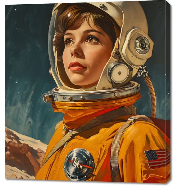 Obraz 90x100cm Pionierka Kosmosu zdjęcie 1