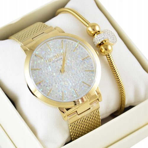 Zegarek damski Paul Lorens BELLICA złoty zestaw z bransoletką + GRAWER na Arena.pl