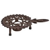 Podgrzewacz posiłków okrągły żeliwny z uchwytem