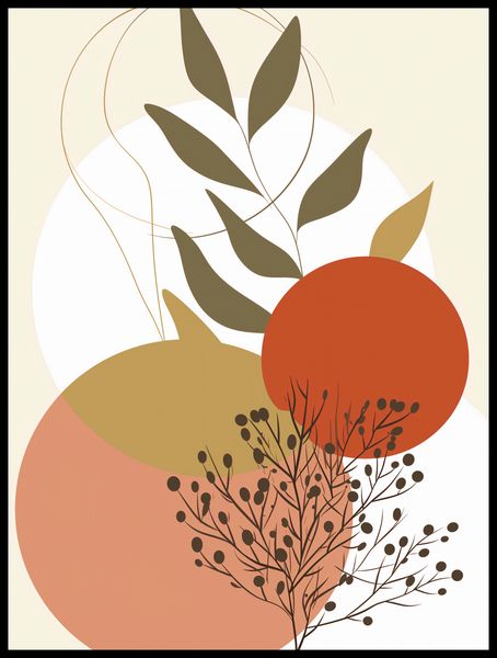 Plakat 60x80cm Impresja Jesieni zdjęcie 2