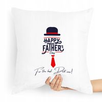 Poduszka Prezent Dla Taty Ojca Happy Father's Day Z Nadrukiem Ze Zdjęciem
