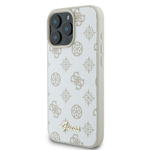 Guess GUHMP16LPGPYSH iPhone 16 Pro 6.3" biały/white hardcase Peony Script na Arena.pl