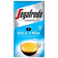 1x 250g SEGAFREDO ZANETTI Deca Crem kawa mielona