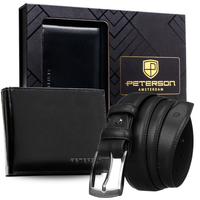 portfel i pasek box ptn n992-ngv-125-bw-8165 blac