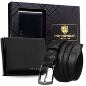 portfel i pasek box ptn n992-ngv-125-bw-8165 blac