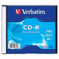 Verbatim CD-R, 43347, DataLife, 1-pack, 700MB, Extra Protection, 52x, 80min